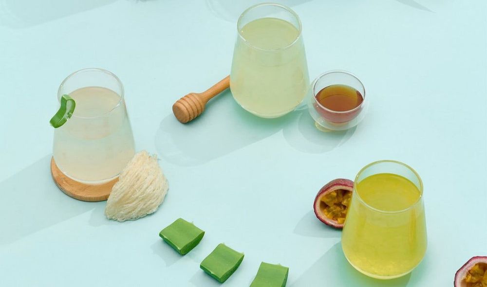 You can try making aloe vera with honey and fresh lemon for a healthy drink, served hot or cold.