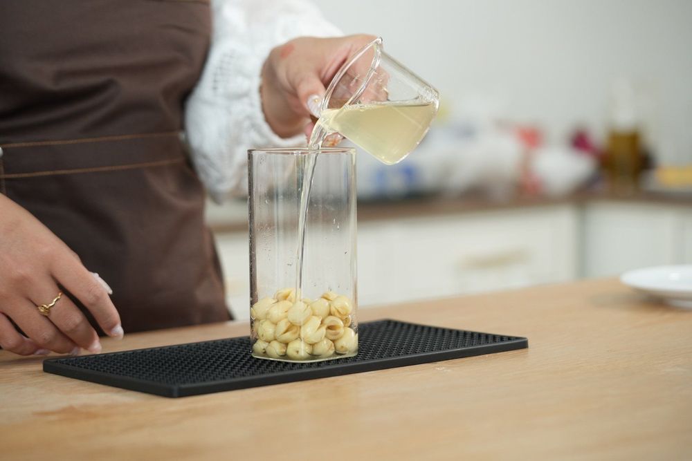 This refreshing natural aloe vera and lotus seed dessert is a popular choice for cooling down on hot days