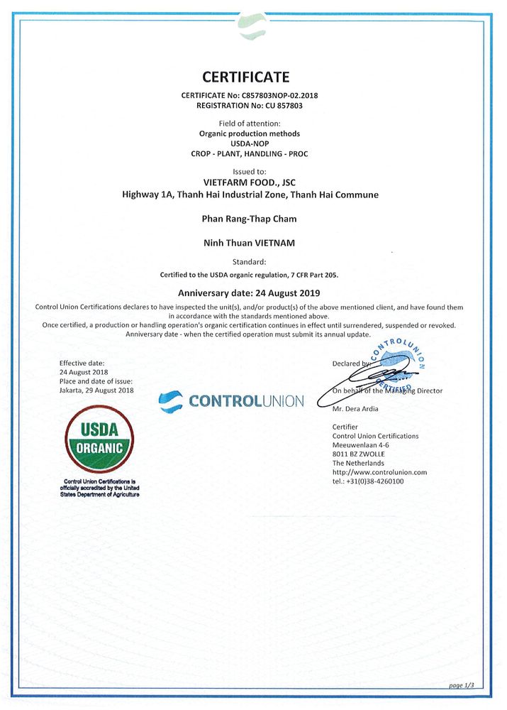 Lợi ích của chứng nhận hữu cơ USDA là gì? Nó giúp người tiêu dùng sẽ yên tâm hơn khi sử dụng sản phẩm.