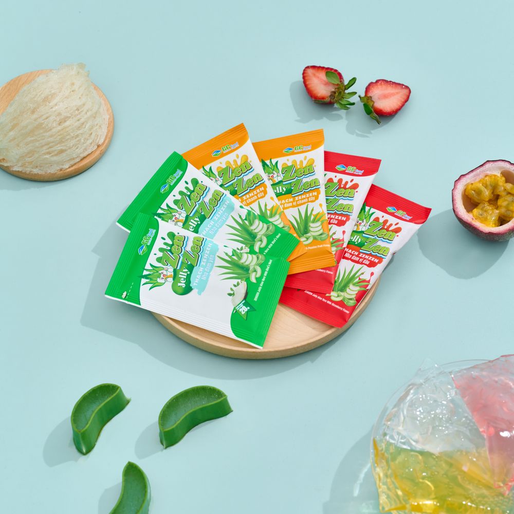 GC Food's aloe vera jelly not only focuses on flavor but also features a practical and convenient design.
