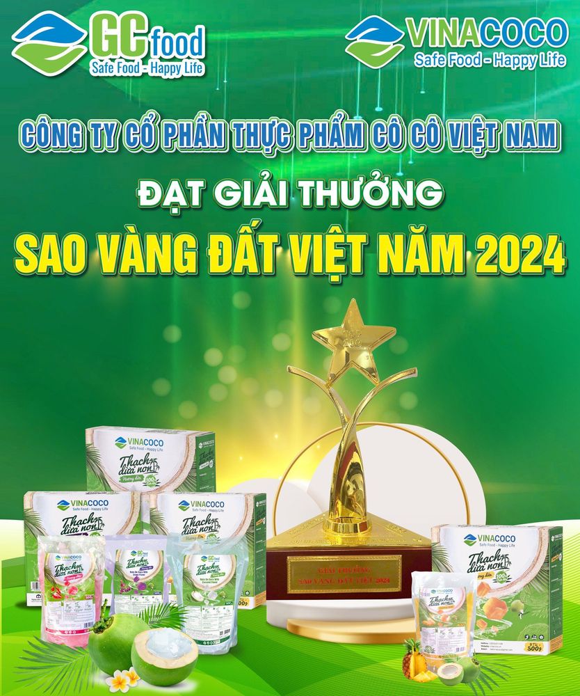 Sản phẩm thạch dừa Vinacoco đã xuất khẩu sang nhiều quốc gia.