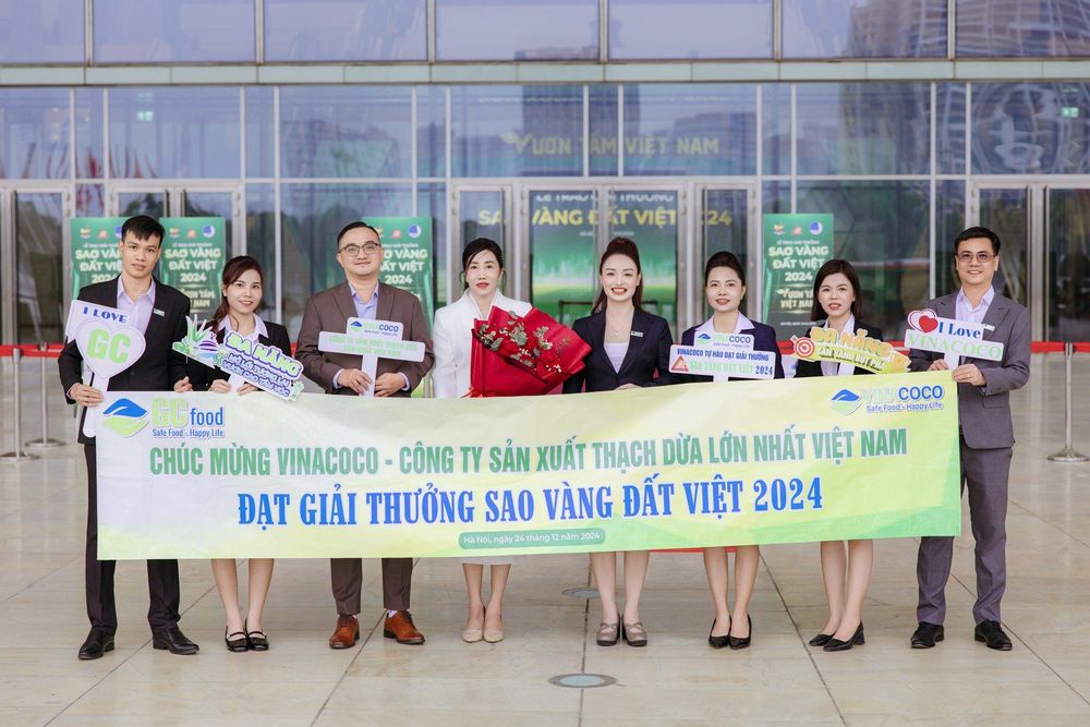 Đoàn đại biểu của GC Food Group tham dự lễ trao giải năm nay