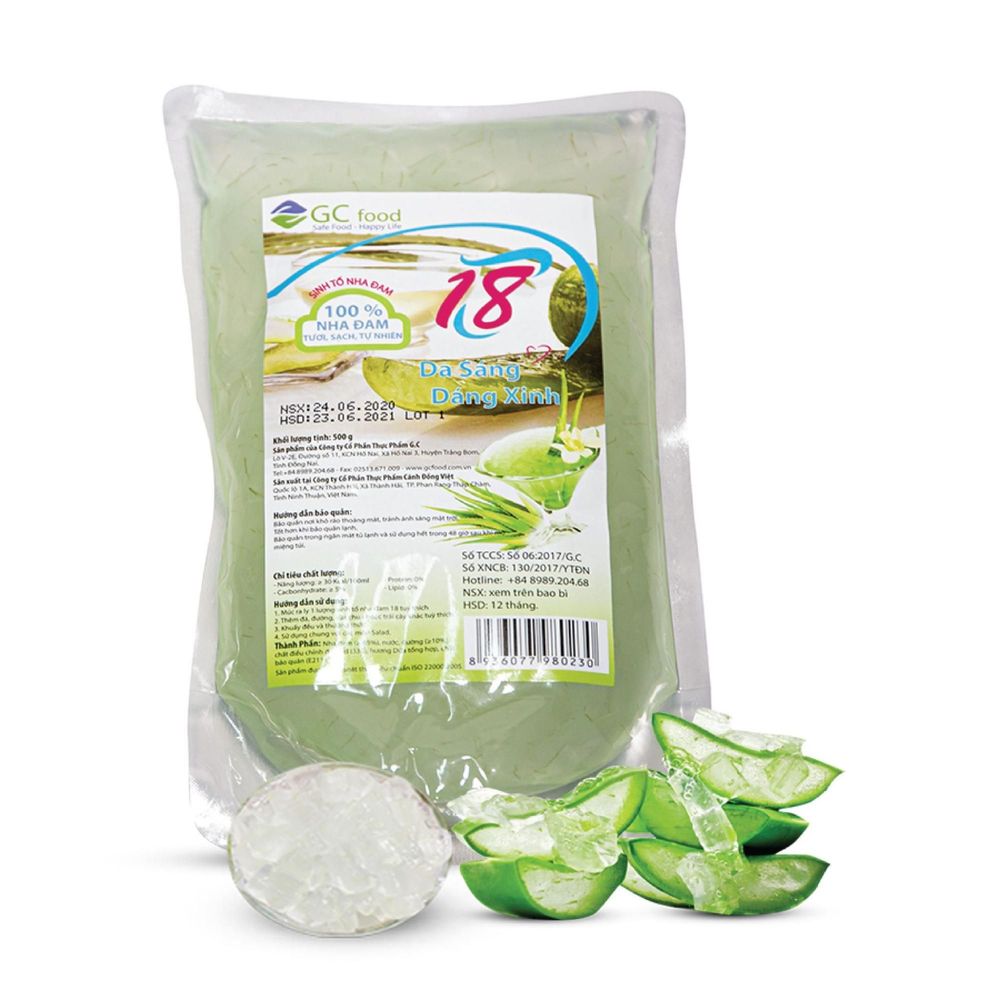 GC Food Aloe Vera Smoothie 18 features a naturally crisp texture, minimal viscosity, and is safe for consumers' health.