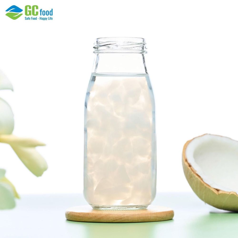 Before cooking, soak the raw coconut jelly thoroughly so that it expands evenly.
