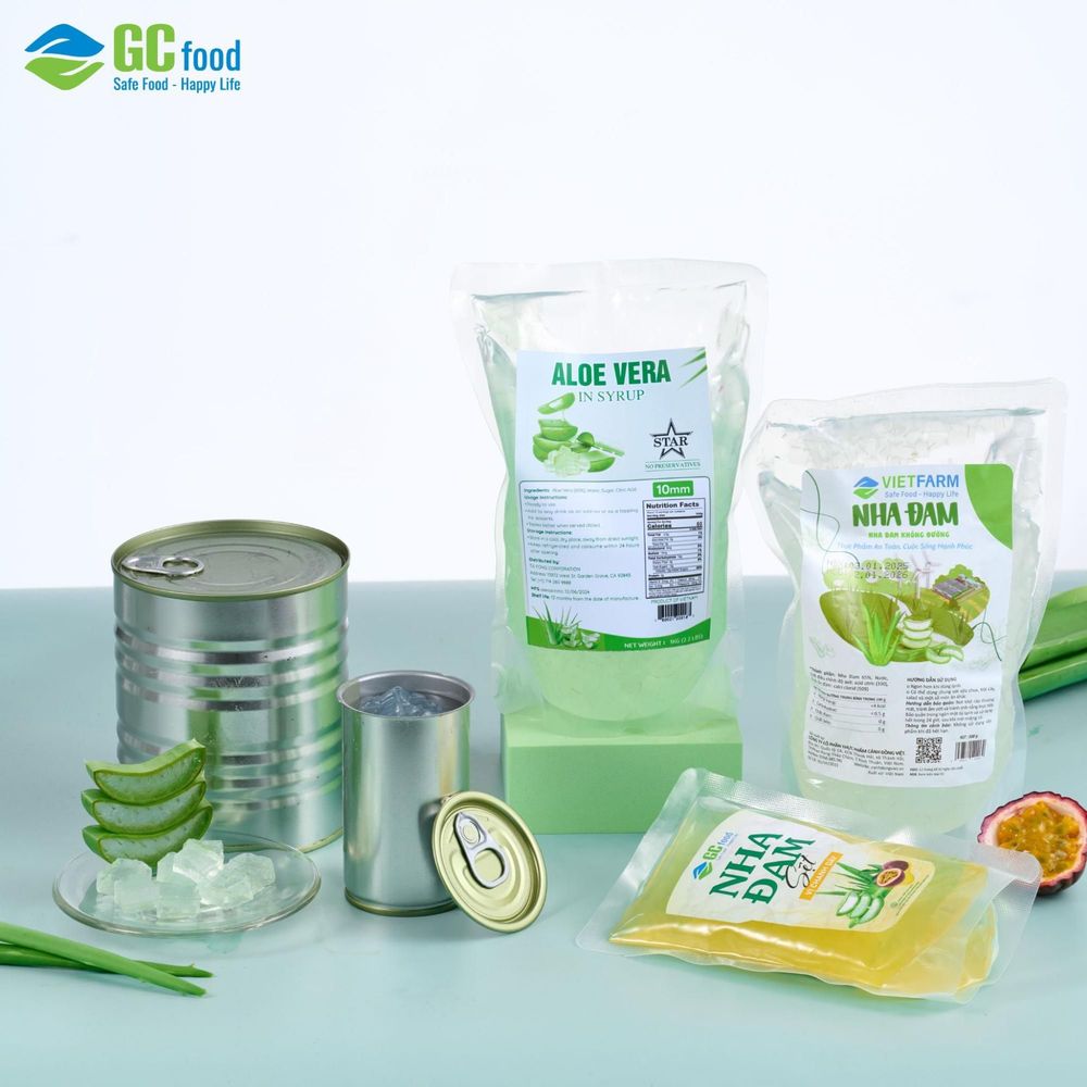 Sử dụng sản phẩm nha đam đã sơ chế từ GC Food giúp tiết kiệm thời gian và đảm bảo an toàn vệ sinh thực phẩm.