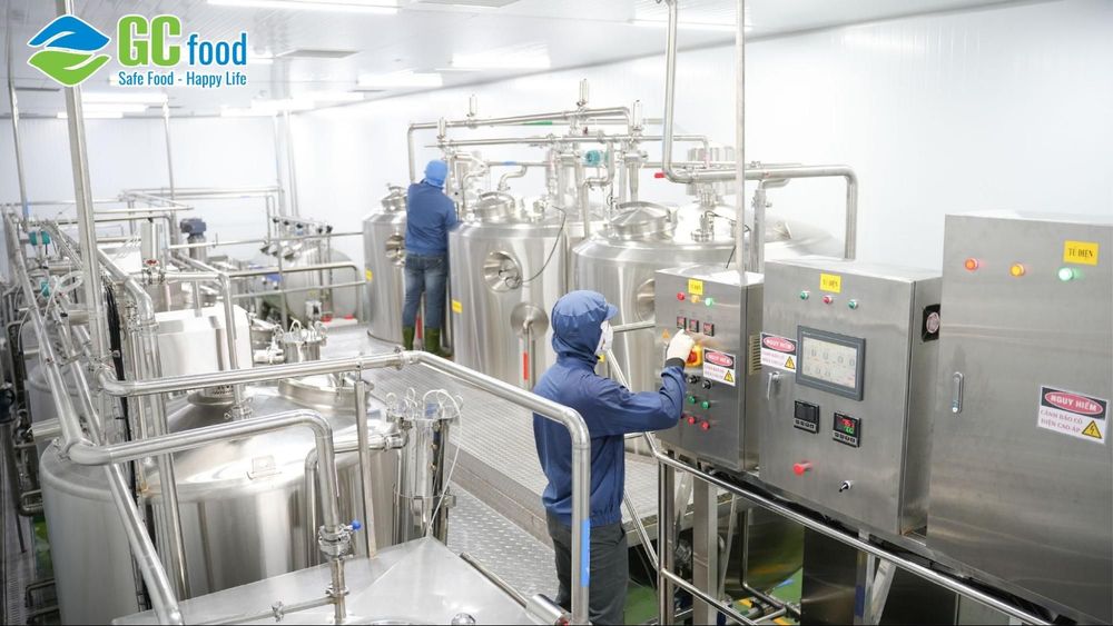 GC Food’s integrated nata de coco production system ensures compliance with strict food safety standards.