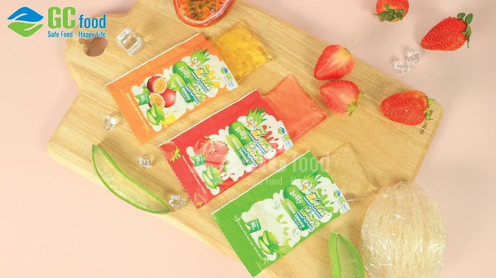 Sản phẩm nha đam GC Food từ vùng nguyên liệu VietGAP.