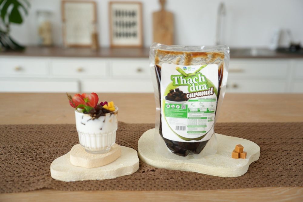 Mẹ bầu có thể ăn thạch dừa trực tiếp hoặc dùng cùng sữa chua hay các loại nước ép.