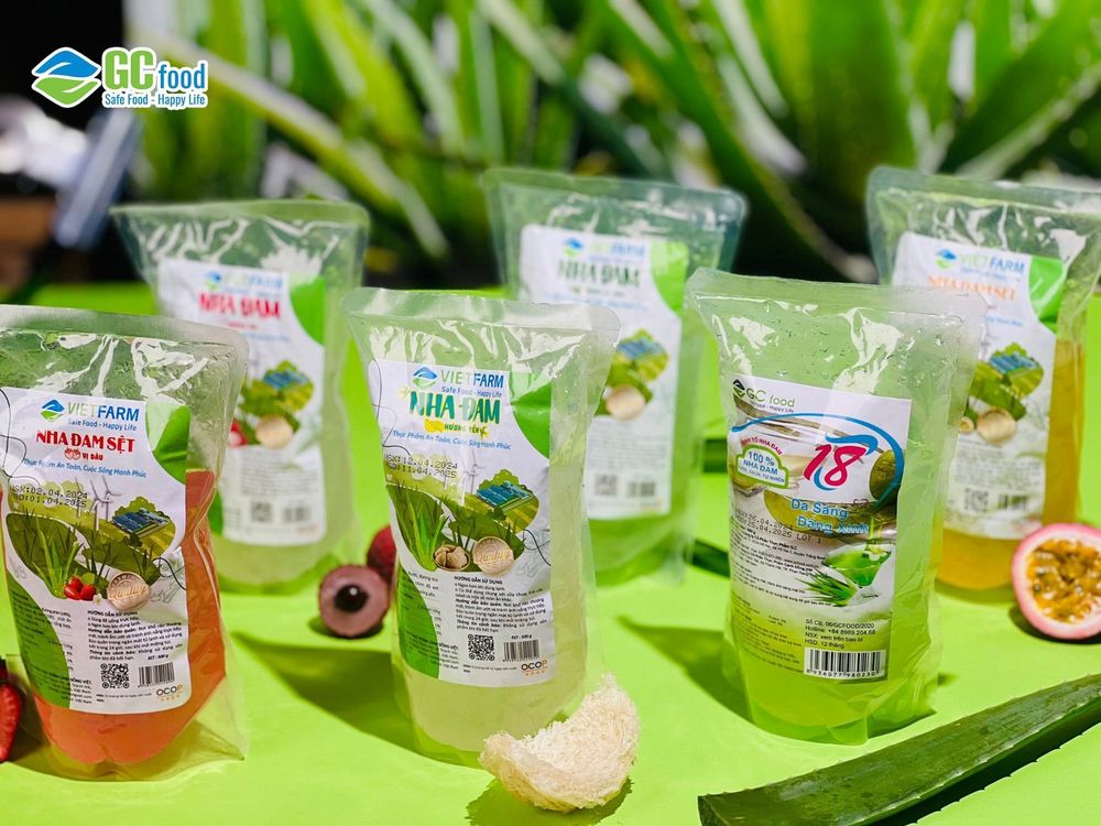 Nha đam GC Food đảm bảo cả về chất lượng lẫn hương vị. 