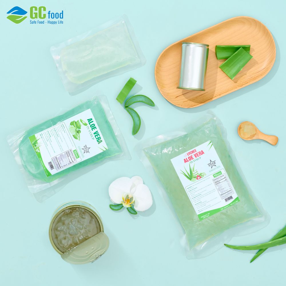 GC Food specializes in the production, processing, and export of products made from Vietnamese aloe vera.