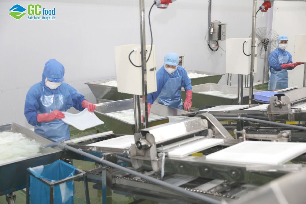 Nhà máy Vinacoco chuyên sản xuất thạch dừa của GC Food.
