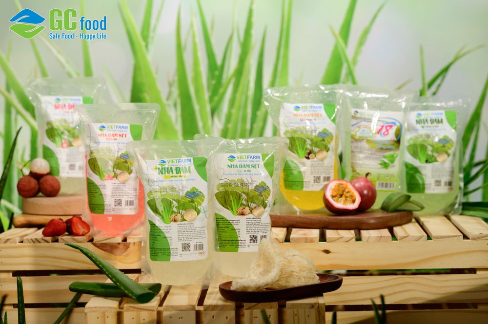 Sản phẩm nha đam của GC Food an toàn và tiện lợi.