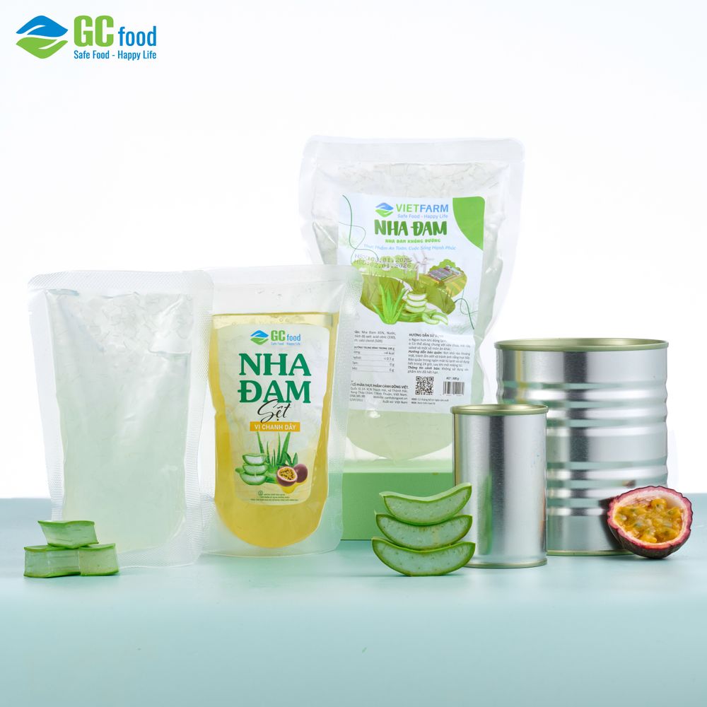 Sử dụng nha đam chế biến sẵn của GC Food giúp tiết kiệm thời gian nấu nướng.