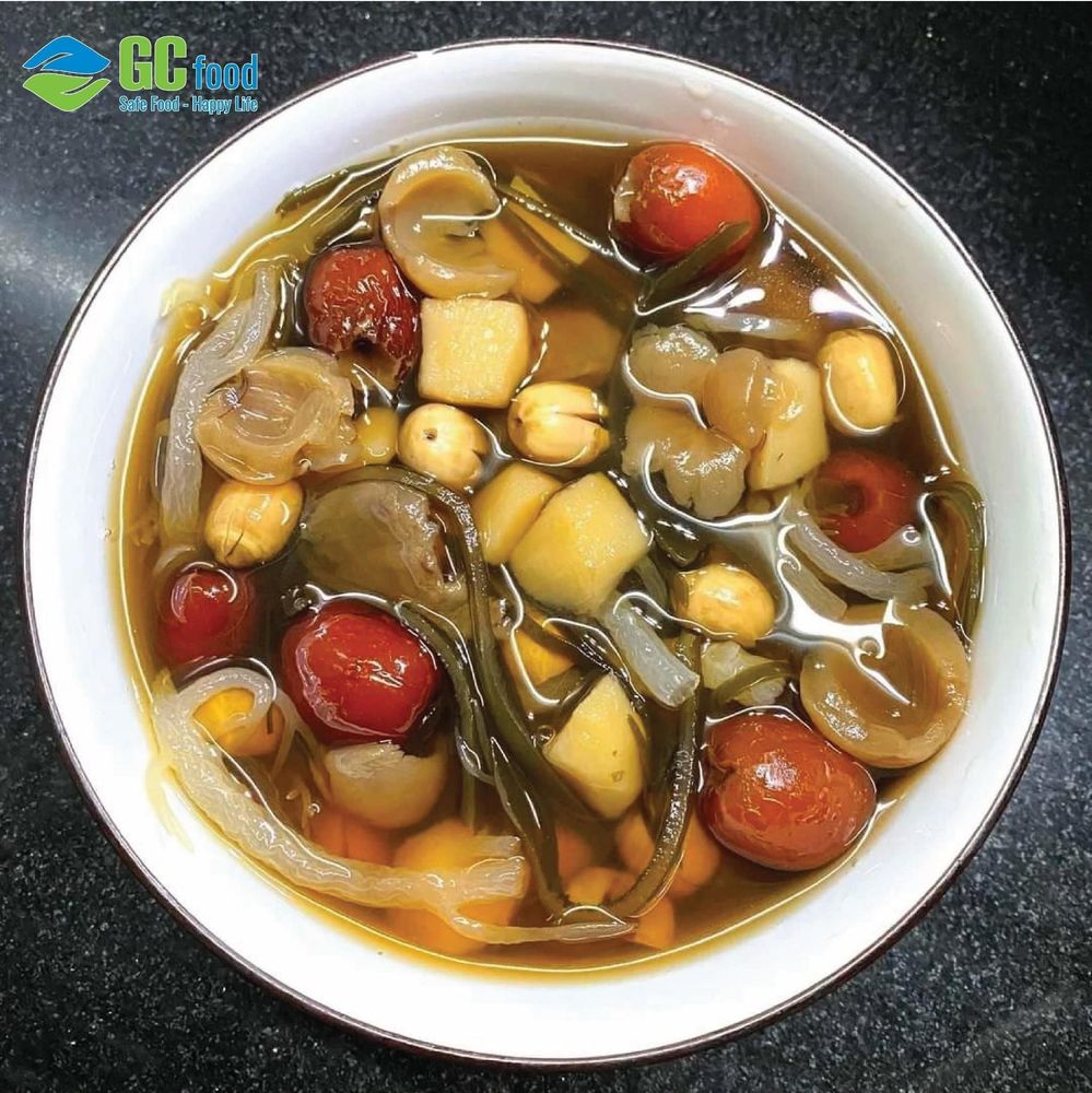 Users can confidently use GC Food coconut jelly as an ingredient to make the Ching Bo Leung dessert tastier.