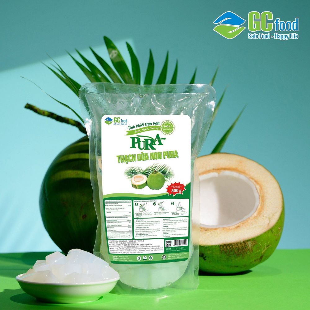 Thạch dừa GC Food có đa dạng hương vị, phù hợp với sở thích của từng thành viên