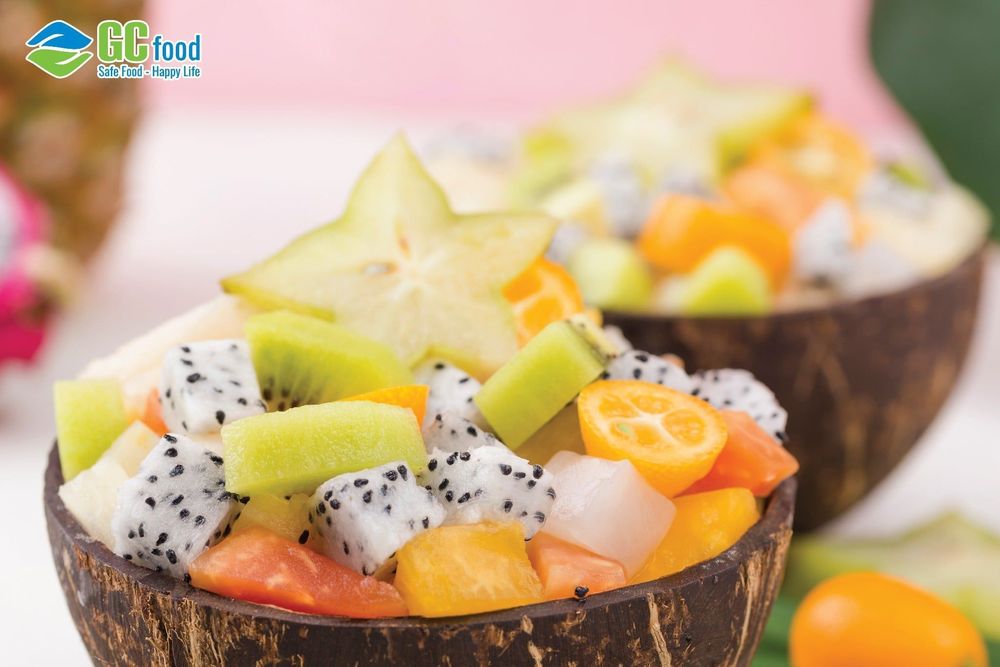 Nata de coco fruit mix is not only easy to make but also good for health.