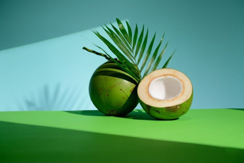 The key ingredient for a perfect batch of coconut jelly is fresh young Siam coconuts.