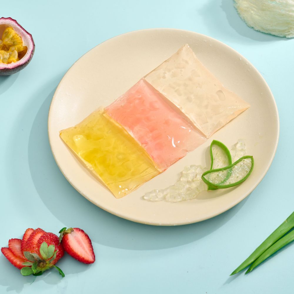 GC Food aloe vera jelly is the perfect combination of aloe vera and jelly ratios. The product comes in many appealing flavors.
