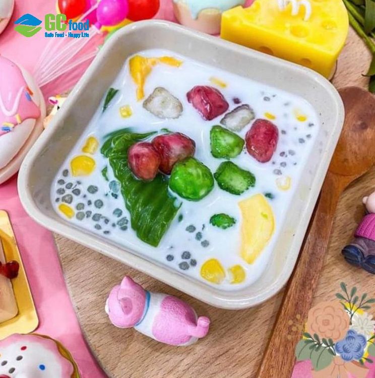 This dish is not only very eye-catching with its many mixed colors, but it also impresses with its delicious flavor.