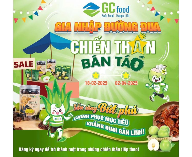 GC Food phát động cuộc thi “Chiến thần bán táo”