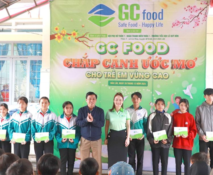 GC Food chắp cánh ước mơ cho trẻ em vùng cao
