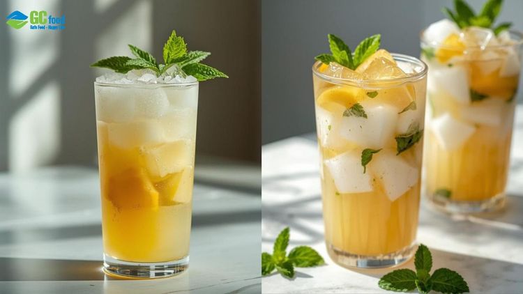 Cách làm trà mãng cầu cùng topping thạch dừa thơm ngon