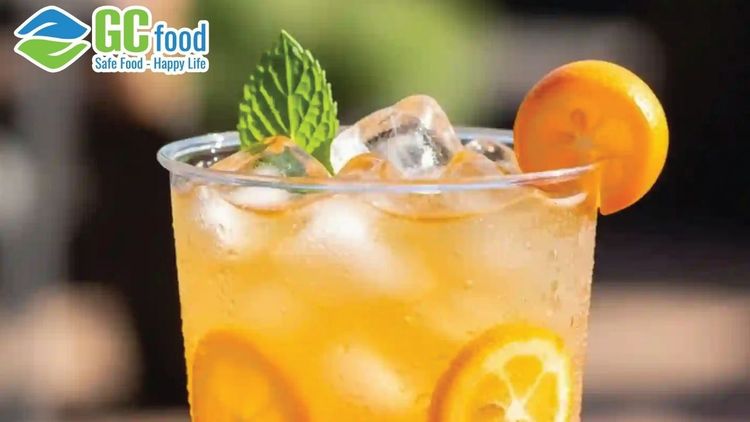 Bật mí công thức pha trà tắc chanh dây với topping thạch dừa giòn mát