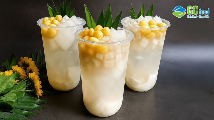 How to make coconut water with lotus seeds for a refreshing drink