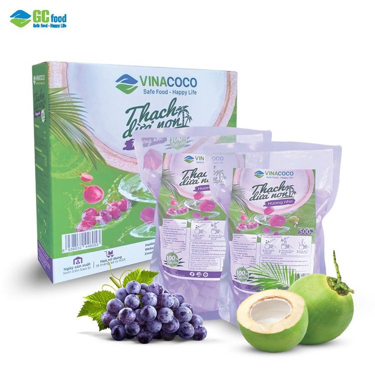 Dù kết hợp với trà, nước ép, sữa chua hay chè, thạch dừa GC Food cũng mang đến sự hấp dẫn và hương vị không thể từ chối.