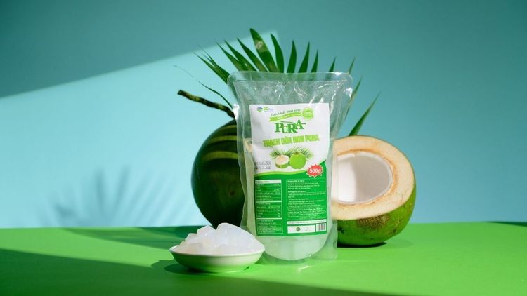 Vietnamese coconut jelly is loved by people around the world