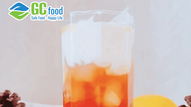 Cách làm trà sữa đào kết hợp với topping thạch dừa thơm ngon tại nhà