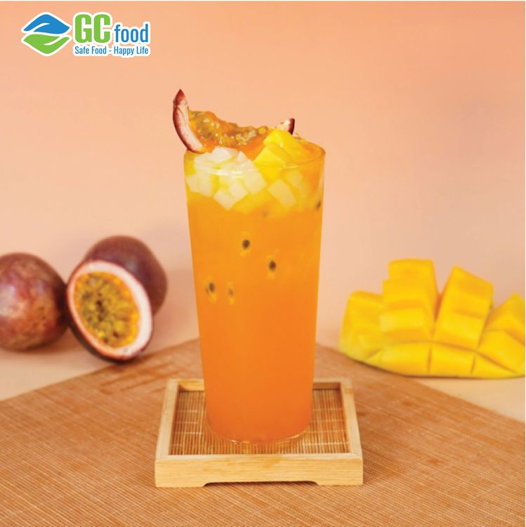 How to make lime and passion fruit tea with coconut jelly topping